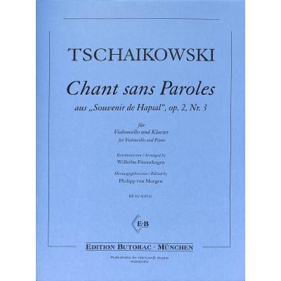 9790502900298 - Chant sans paroles op 2 3