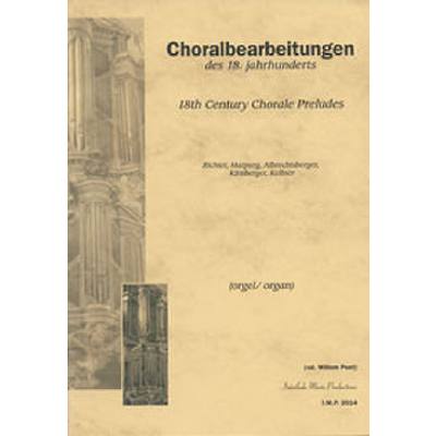 9990051749281 - Choralbearbeitungen des 18 Jahrhunderts