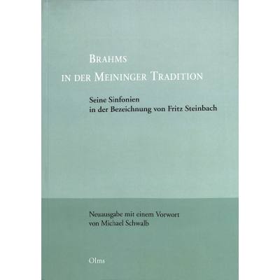 9783487311838 - Brahms in der Meininger Tradition - Fritz Steinbach Kartoniert (TB)