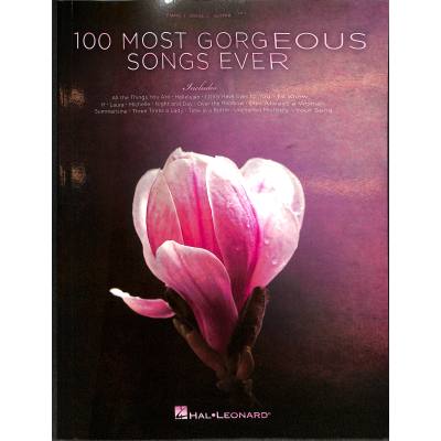 0888680065676 - Noten 100 Most Gorgeous Songs Ever HL 00145498 für Klavier Gitarre Gesang