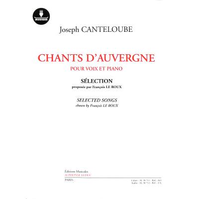 9790046307119 - Chants dauvergne - Selection 9790046307119 - Chants dauvergne - Selection