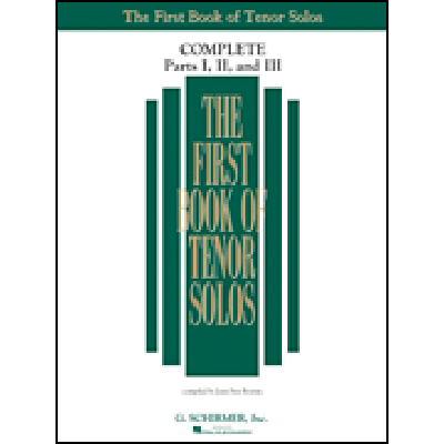 0884088889173 - First book of tenor solos 1 | First book of tenor solos 2 | First book of tenor solos 3