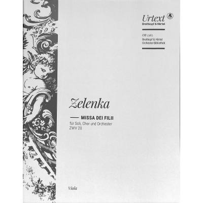 9790004342732 - Missa dei filii C-Dur (G-Dur) ZWV 20