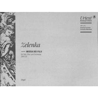 9790004342695 - Missa dei filii C-Dur (G-Dur) ZWV 20 9790004342695 - Missa dei filii C-Dur (G-Dur) ZWV 20