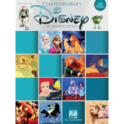 0888680642495 - Contemporary Disney 50 Favorite Songs piano-vocal-guitar Kartoniert (TB)