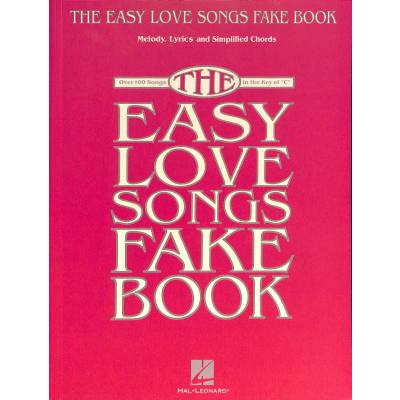 0888680619572 - The easy love songs fake book