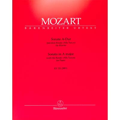 9790006562756 - Noten Mozart Türkischer Marsch Sonate in A BA 9186 ABVERKAUF 9790006562756 - Noten Mozart Türkischer Marsch Sonate in A BA 9186 ABVERKAUF