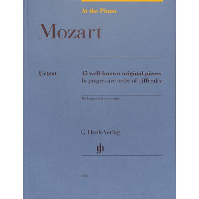 9790201818122 - At The Piano - Mozart - Wolfgang Amadeus - At the Piano - 15 well-known original pieces Mozart Kartoniert (TB)