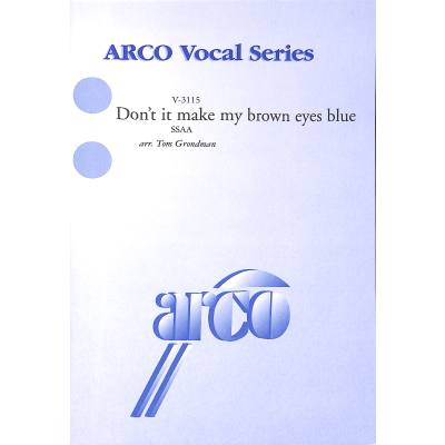 9790035161111 - Dont make my brown eyes blue