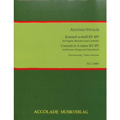 9790501351541 - Konzert a-moll RV 497 9790501351541 - Konzert a-moll RV 497