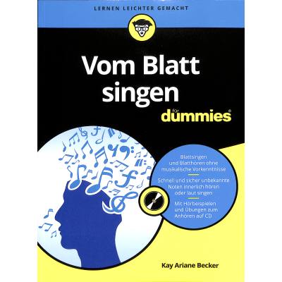 9783527712601 - Vom Blatt singen für Dummies m Audio-CD - Kay Ariane Becker Kartoniert (TB)