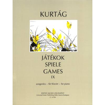 9790080147849 - Jatekok 9 (Spiele fuer Klavier)