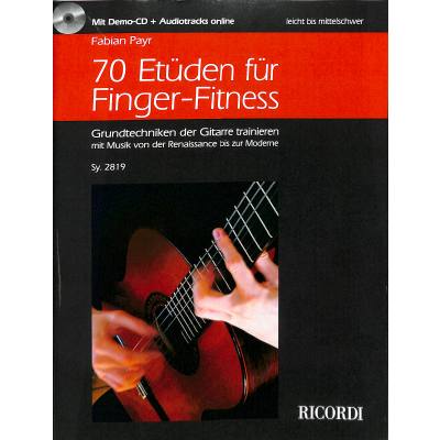 9790204228195 - 70 Etüden für Finger Fitness