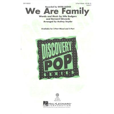 0884088880774 - We are family