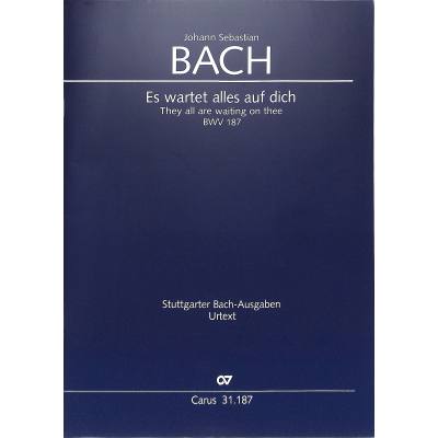 9790007171650 - Kantate 187 es wartet alles auf dich BWV 187