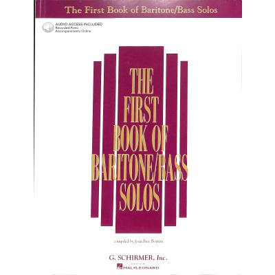 0073999837841 - First book of Baritone Bass Solos 0073999837841 - First book of Baritone Bass Solos