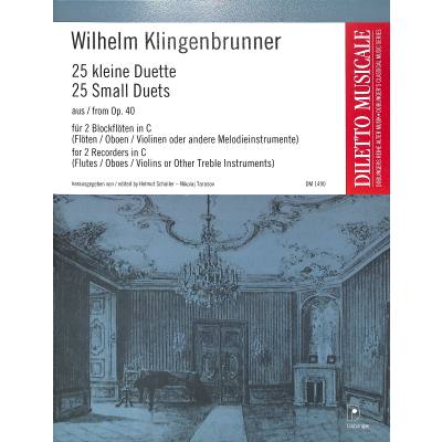 9790012204244 - 25 kleine Duette aus op 40