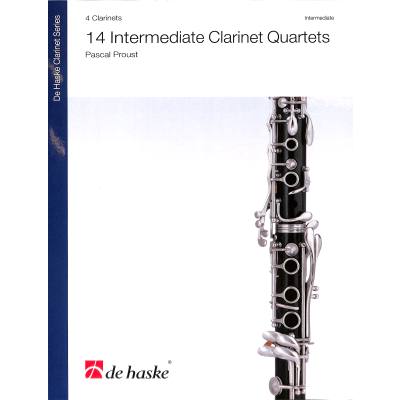 9789043152426 - 14 Intermediate Clarinet Quartets - Pascal Proust Geheftet