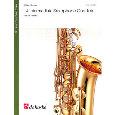 9789043152433 - 14 intermediate Saxophone Quartets 9789043152433 - 14 intermediate Saxophone Quartets