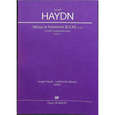 9790007092856 - Missa in honorem Beatissimae Virginis Mariae Es-Dur