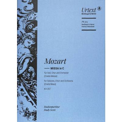 9790004215128 - Missa C-Dur KV 257 (Credomesse)
