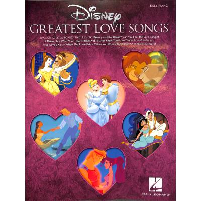 0888680635992 - Disneys Greatest Love Songs (Easy Piano Book) - Various Kartoniert (TB)