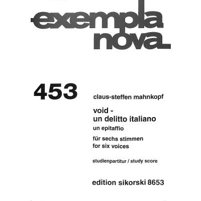 9790003038803 - Void un delitto italiano 9790003038803 - Void un delitto italiano
