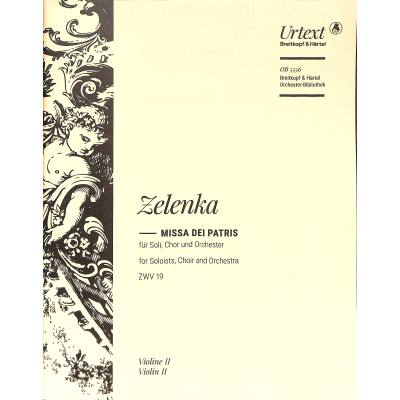 9790004342862 - Missa dei patris C-Dur ZMV 19 9790004342862 - Missa dei patris C-Dur ZMV 19