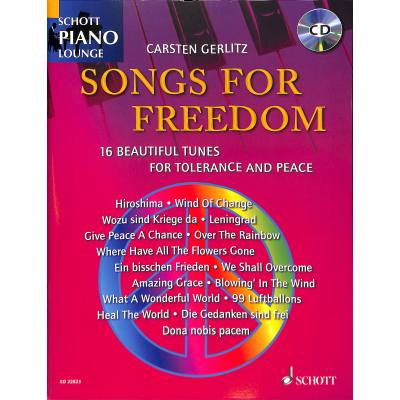 9783795712563 - Schott Piano Lounge   Songs For Freedom Geheftet