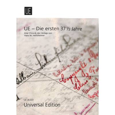 0803452072249 - UE - die ersten 37 1 2 Jahre