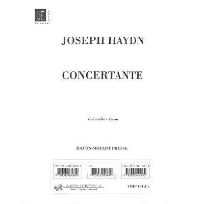 SINFONIA CONCERTANTE B-DUR HOB 1:105