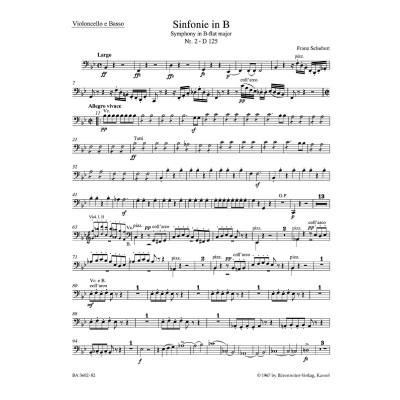 Sinfonie 2 B-Dur D 125