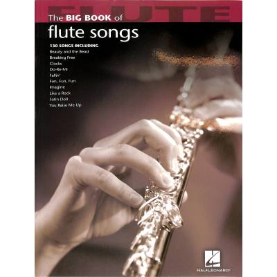 0884088146924 - Noten THE BIG BOOK OF FLUTE SONGS HL 842207 Querflöte