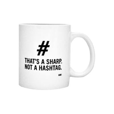 0744286478305 - Tasse - Thats a sharp not a hashtag