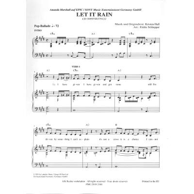 Let it rain - Notenbuch.de