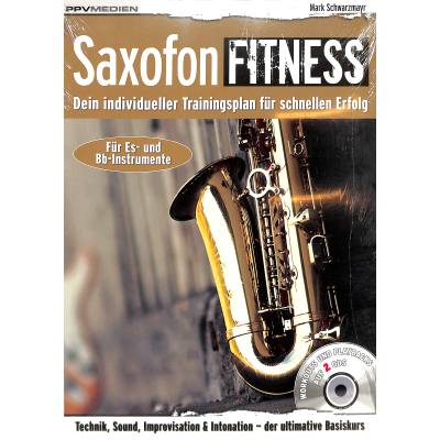 9783955120962 - Fitnessreihe   Saxofon Fitness m 2 Audio-CD - Mark Schwarzmayr Kartoniert (TB)