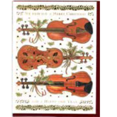 8717414043869 - Doppelkarte | We wish you a merry christmas | Karte | Doppelkarte Violinen 8717414043869 - Doppelkarte | We wish you a merry christmas | Karte | Doppelkarte Violinen