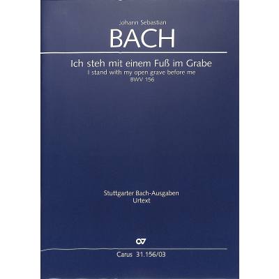 9790007186784 - Kantate 156 ich steh mit einem Fuß im Grabe BWV 156 9790007186784 - Kantate 156 ich steh mit einem Fuß im Grabe BWV 156