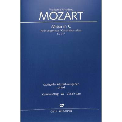 9790007187330 - Missa C-Dur KV 317 (Krönungsmesse)