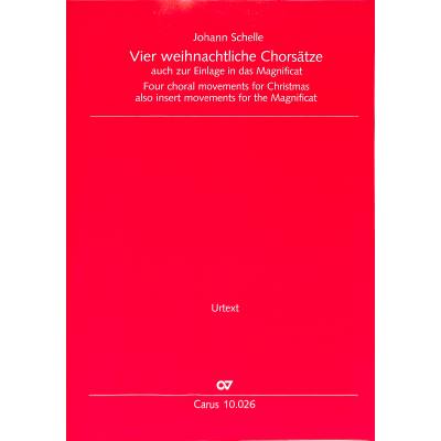 9790007186869 - 4 weihnachtliche Chorsätze