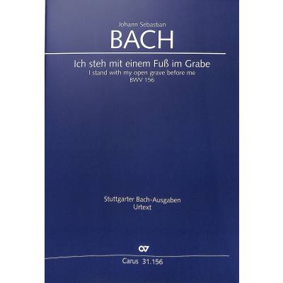 9790007186777 - Kantate 156 ich steh mit einem Fuß im Grabe BWV 156