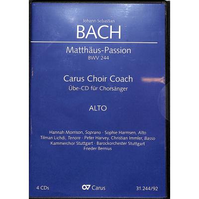 4009350736429 - Matthäus Passion BWV 244