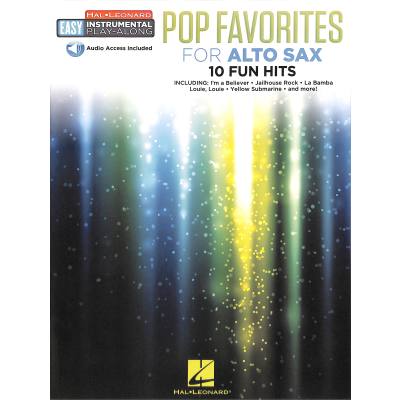 0888680677947 - Noten Pop Favorites - 10 Fun Hits HL 232233 Altsaxophon incl Audioplayback Code