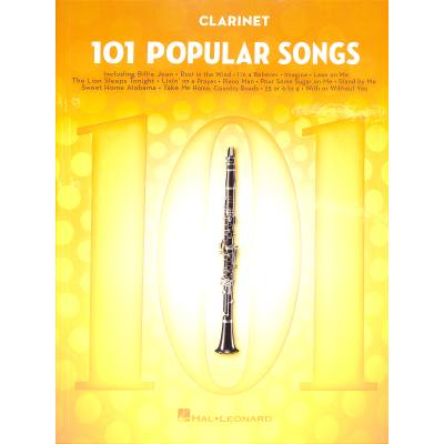 0888680671686 - 101 Popular Songs   101 Popular Songs -For Clarinet- Kartoniert (TB)