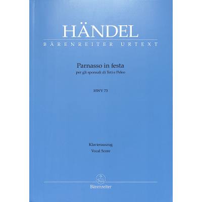 9790006564613 - Parnasso in festa per gli sponsali di Teti e Peleo HWV 73