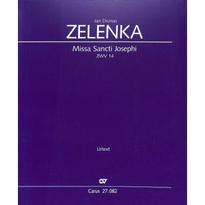 9790007145187 - Missa Sancti Josephi D-Dur ZWV 14 9790007145187 - Missa Sancti Josephi D-Dur ZWV 14