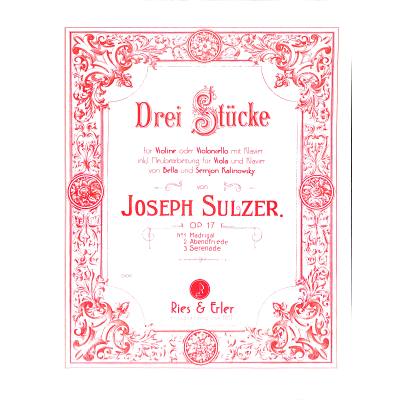 9790013010172 - 3 Stuecke op 17 9790013010172 - 3 Stuecke op 17