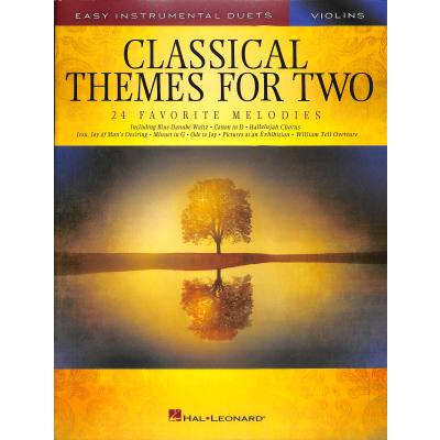 0888680721213 - Noten Classical Themes for Two Violins Duette HL 254444 Violinduette