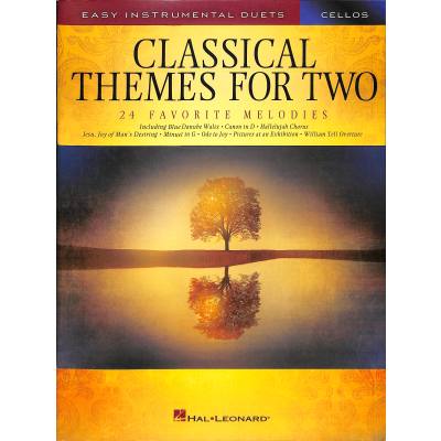 0888680721220 - Noten Classical themes for two - 2 Cello Violoncello 24 Titel HL 254445