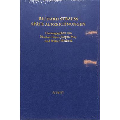 9783795710927 - Späte Aufzeichnungen 9783795710927 - Späte Aufzeichnungen